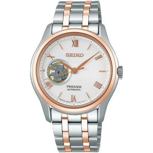 Наручные часы SEIKO Presage SSA412J1, золотой, серебряный часы seiko ssa412j1