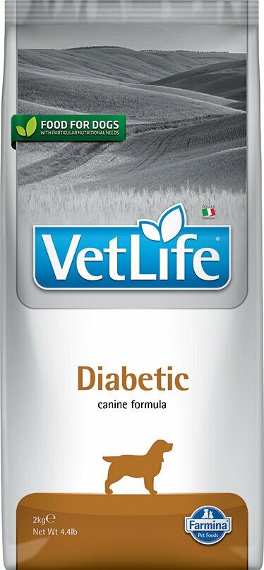 Сухой диетический корм Farmina Vet Life для взрослых собак Diabetic, курица, 2кг - фото №15