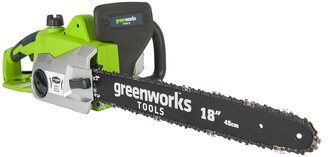 Электрическая пила greenworks GCS2046 2000 Вт зеленый