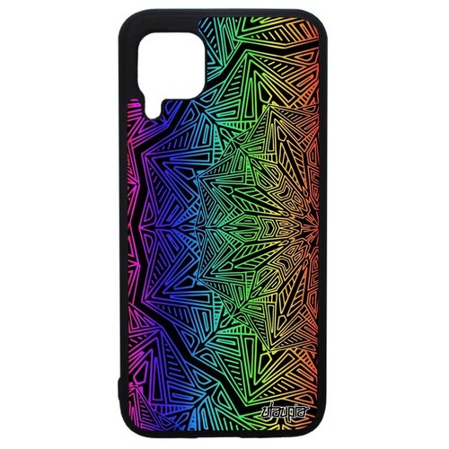 фото Противоударный чехол на мобильный // huawei p40 lite // "мандала" спиритуальный пентаграмма, utaupia, цветной