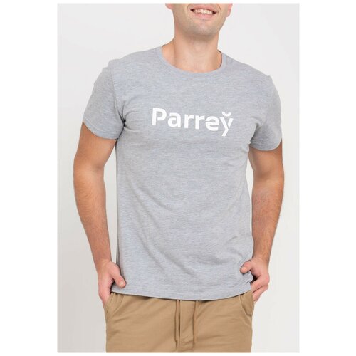 Футболка Parrey, размер S, серый