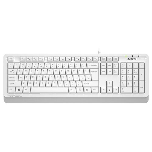 Клавиатура A4TECH Fstyler FKS10 белый/серый (1530198) клавиатура a4tech fstyler fks10 white usb