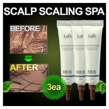 Пилинг для кожи головы LaDor Scalp Scaling Spa 15г - фото №17