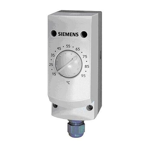 термостат для защиты от замерзания siemens rak tw 5000hs Контроллер температуры 15.95 °C, защитная гильза 100 мм, капиллярная трубка 700 мм, хомут SIEMENS S55700-P111