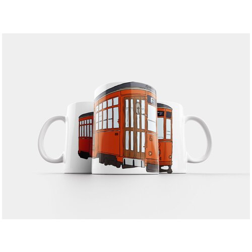 фото Кружка "трамвай, транспорт, общественный транспорт" 320 мл lotsprints