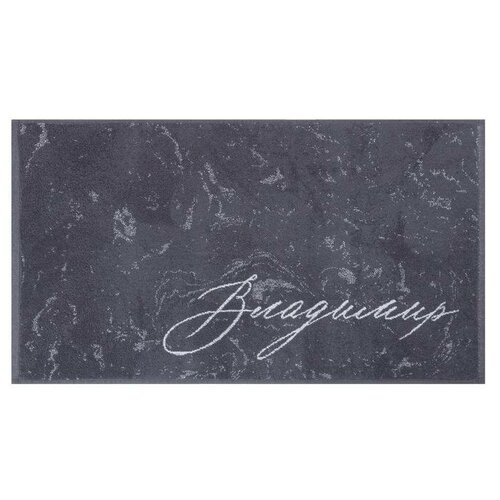 фото Полотенце махровое этель "владимир" серый, 50х90см, 100% хлопок, 420гр/м2