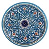Блюдце с ручной росписью Риштанская керамика, 15 см - изображение
