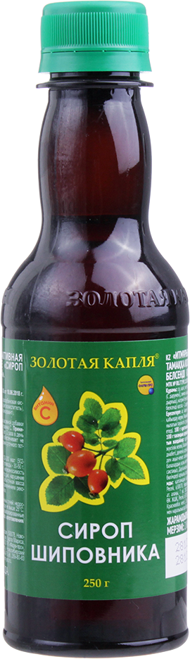 Сироп шиповника Золотая капля 250 мл Фарм-Про ООО - фото №6