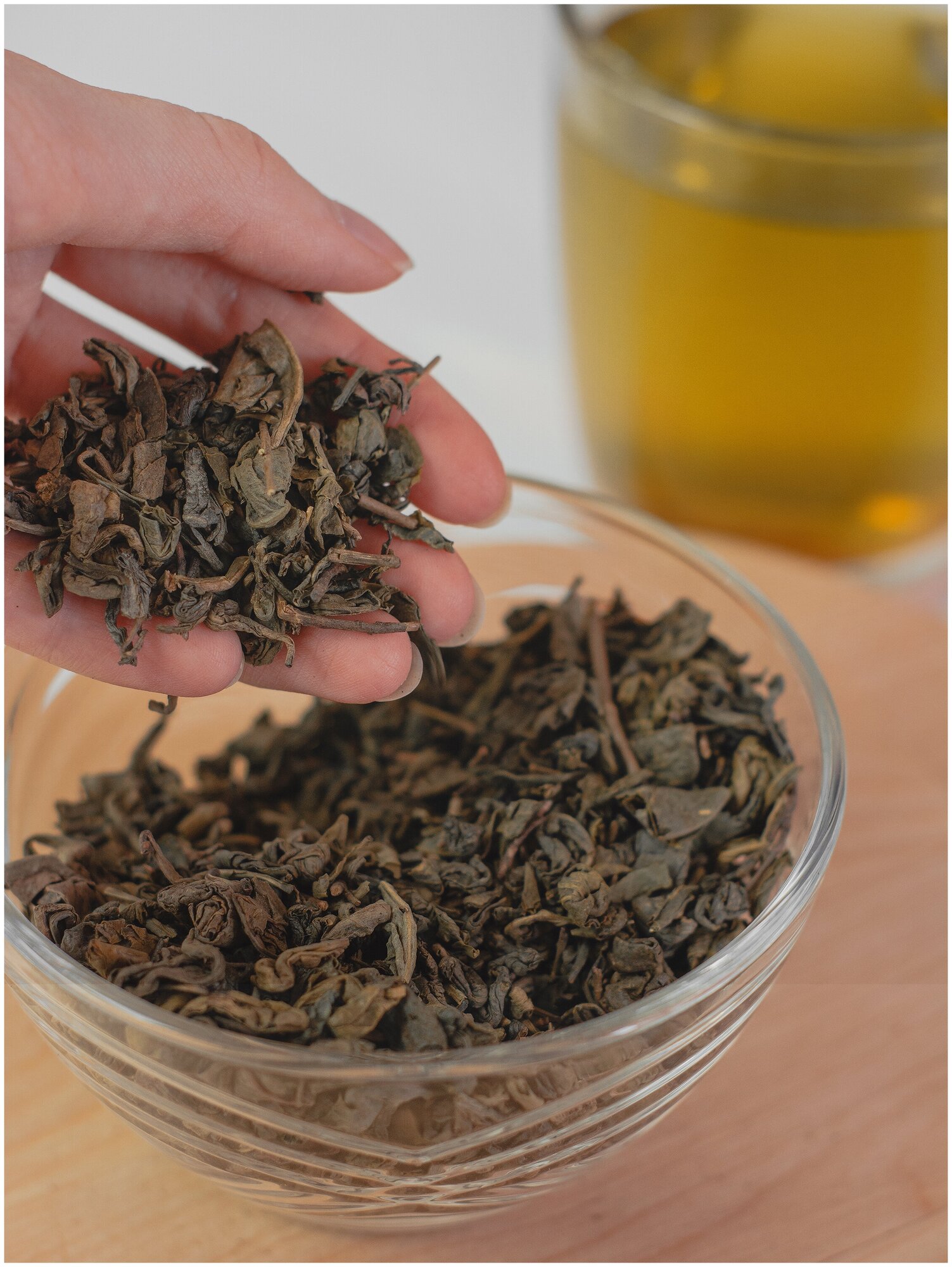 Китайский чай зеленый крупнолистовой 800гр - фотография № 5