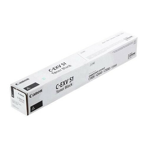 Тонер Canon C-EXV51 BK (0481C002) картридж canon c exv51 bk 0481c002 69000 стр черный