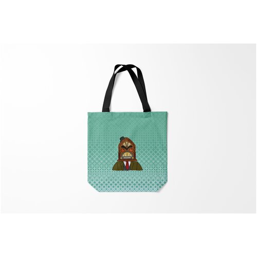 фото Сумка-шоппер / 40х40 см / рок / radiohead радиохед logo z burnettie