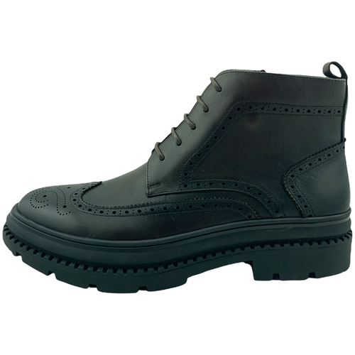 ROMITAN ботинки мужские оксфорды осень толстая подошва (4380)