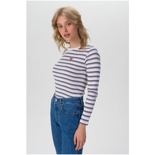 фото Лонгслив levi's, размер l, белый