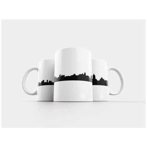 фото Кружка "нью-йорк, линия горизонта, городской пейзаж" 320 мл lotsprints