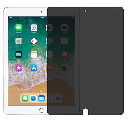 Apple iPad 9.7 (2018) защитный экран пленка гидрогель конфиденциальность (силикон) Одна штука