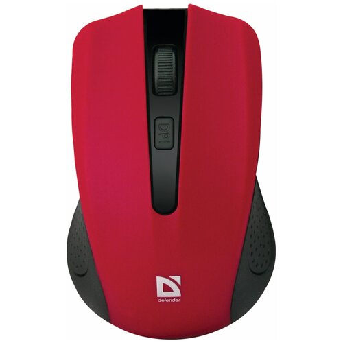 Мышь беспроводная DEFENDER Accura MM-935 3 кнопки 1 колесо-кнопка оптическая красная 52937 цена за 1 шт 76900₽