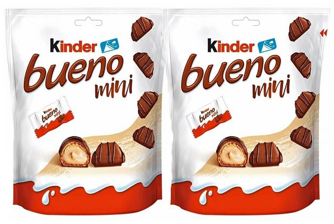 Конфеты Kinder Bueno Mini, 108 г, 2 шт. - фотография № 1