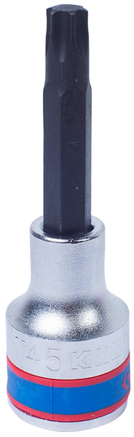 Насадка бита торцевая TORX (1/2"; T45; 80 мм) KING TONY 403345