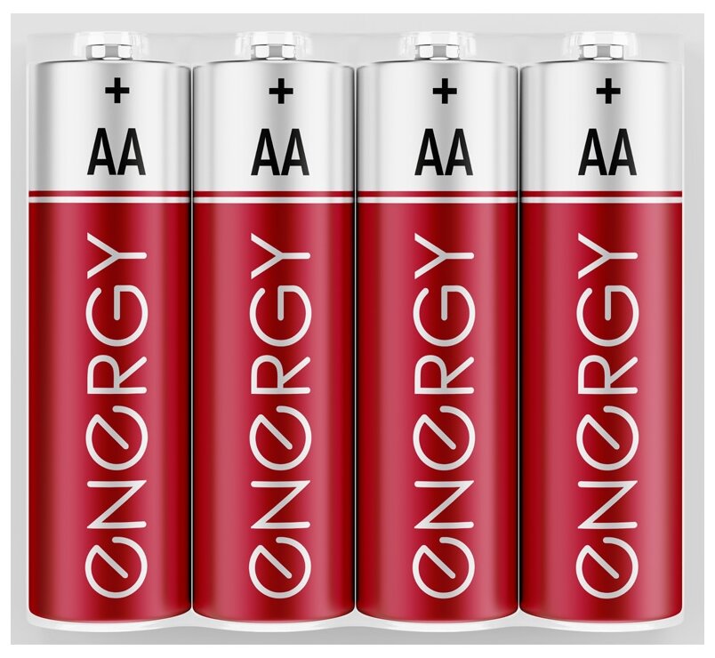 Батарейка Energy R6 AА, в упаковке: 4 шт.