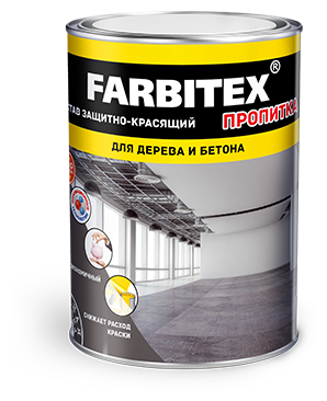 Состав защитно-красящий FARBITEX 4300004374 для бетона и бетонных полов 3.6 кг