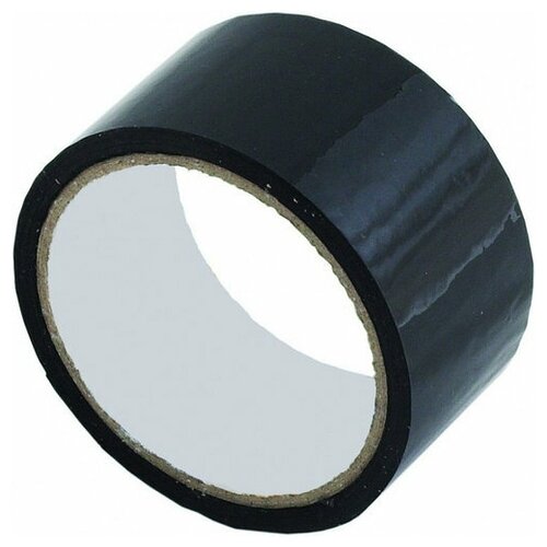 Лента клейкая цветная черная (Скотч) 50мм* 45мкн