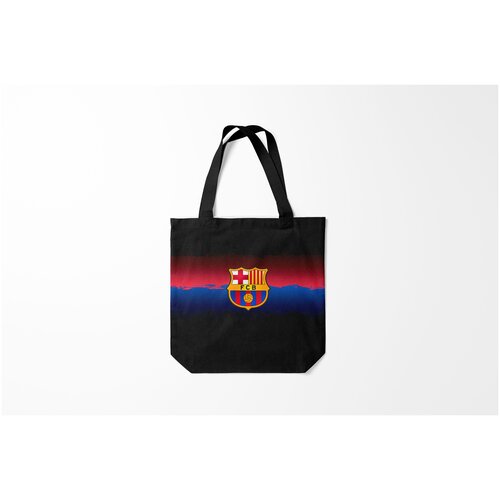 фото Сумка-шоппер / 40х40 см / футбол / barcelona fc burnettie