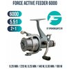 Катушка фидерная Flagman Force Active Feeder 6000 New - изображение