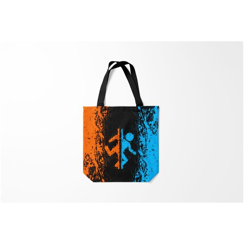 фото Сумка-шоппер / 40х40 см / геймерам / portal burnettie