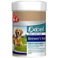 Добавка в корм 8 In 1 Excel Brewer’s Yeast для кошек и собак , 140 таб. х 1 уп.