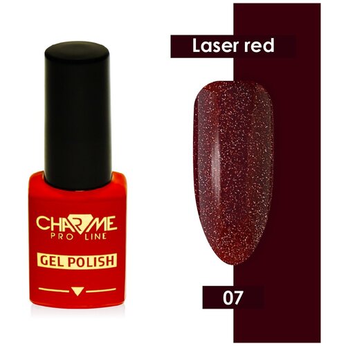 CHARME-PRO Гель-лак Pro Line Laser Red Effect, 10 мл, 07 - лусия