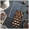 Форма для шоколада 3 ячейки Плитка шоколада 33x16,5x2,5 см 4488599 - изображение