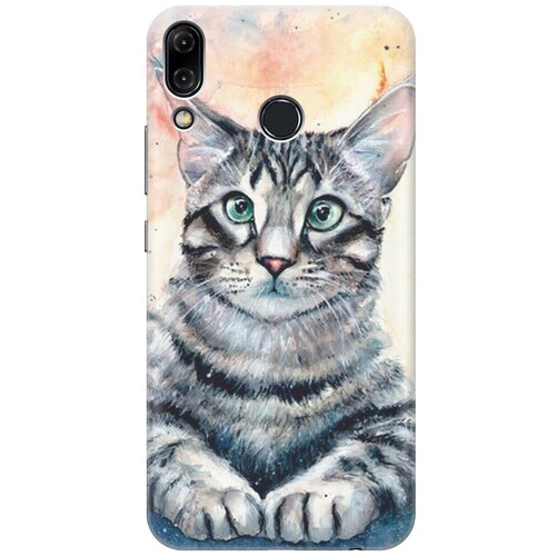 фото Re:pa накладка transparent для asus zenfone 5z (zs620kl) с принтом "ушастый котик"