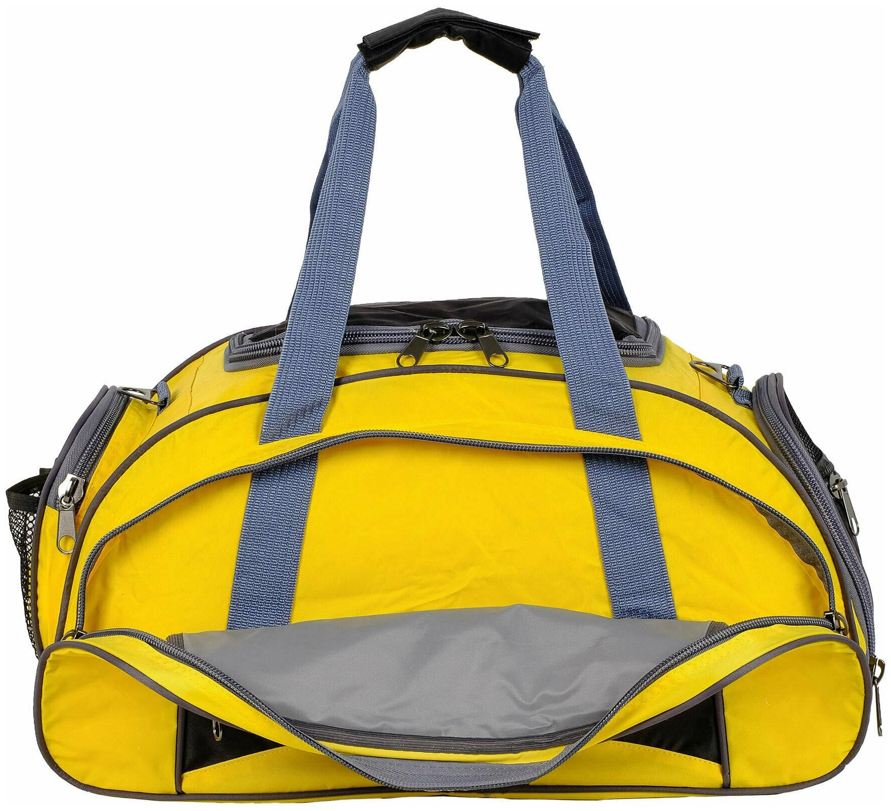 Спортивная сумка 6063/6 черно-желтый - фотография № 5