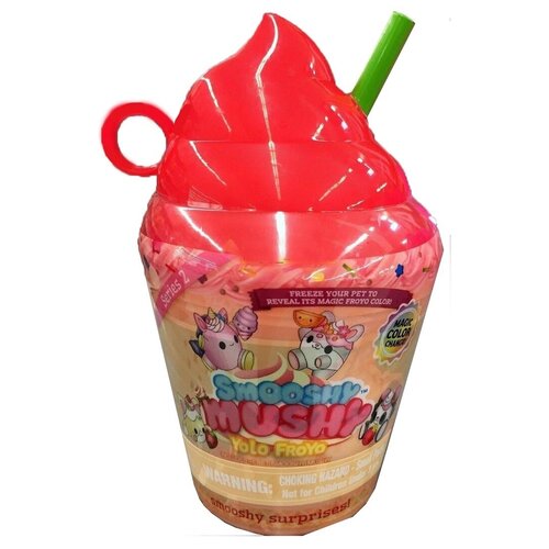 фото Игрушка сквиши abtoys smooshy mushy десертный yolo froyo коктейль в непрозрачной упаковке 2 серия