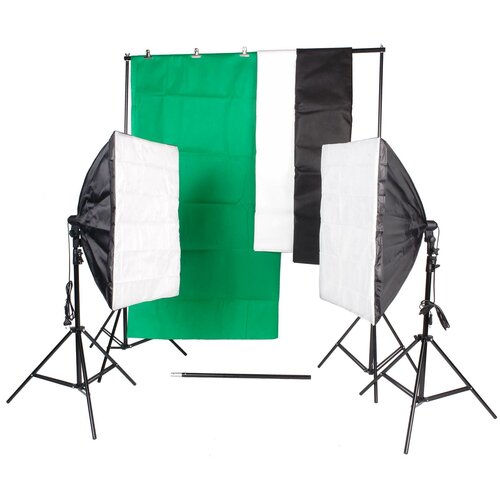 Комплект студийного оборудования Falcon Eyes KeyLight 245LED SB-BG Kit 2х45 Вт 5500К 1093000₽