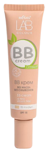 Bielita BB крем Без масел и силиконов, SPF 15, 30 мл, оттенок: 03 medium