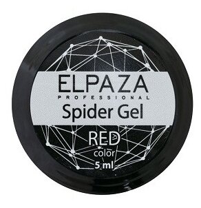 ELPAZA, Spider Gel (паутинка) Red (5 мл)