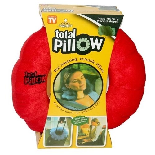 фото Подушка трансформер для путешествий total pillow (красный)