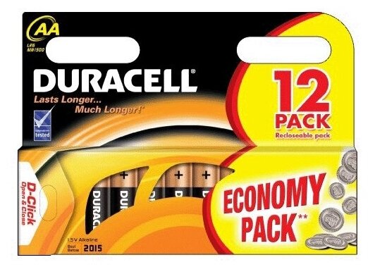 Батарейка Duracell набор 12шт