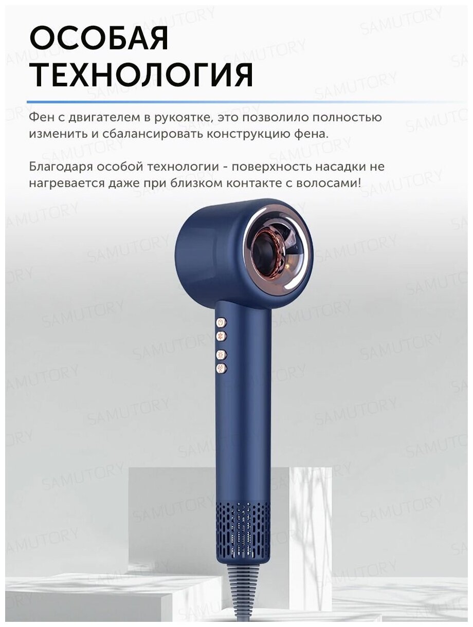 Фен для волос Sencicimen Hair Dryer X13 White EU - фотография № 2