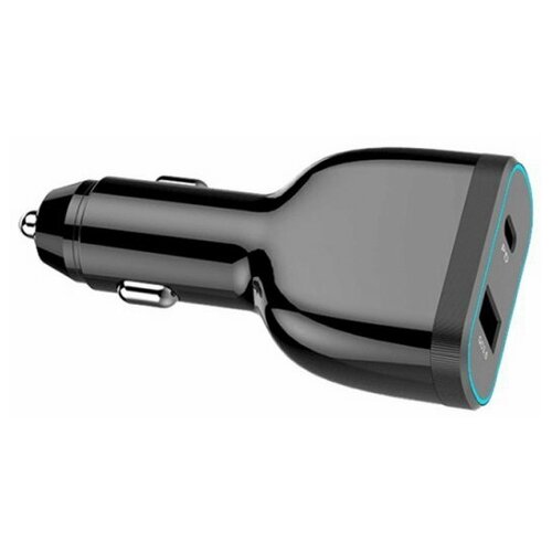 Автомобильное зарядное устройство USB+Type-C (60W) Quick Charge