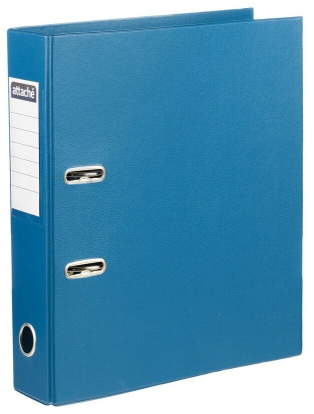 Папка-регистратор Attache с покрытием ПВХ, 75мм, темно-синий
