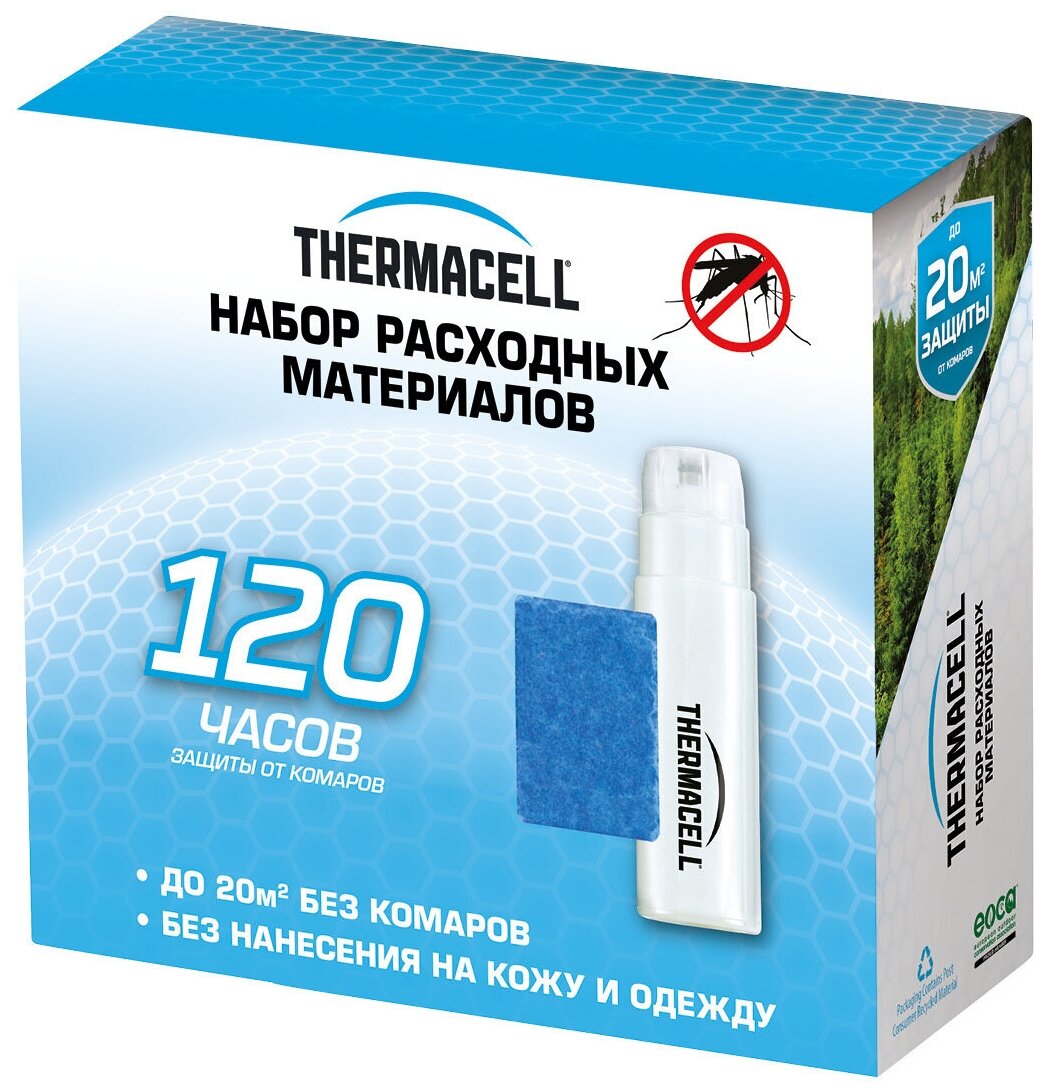 Набор Thermacell расходных материалов для противомоскитных приборов на 120 часов большой