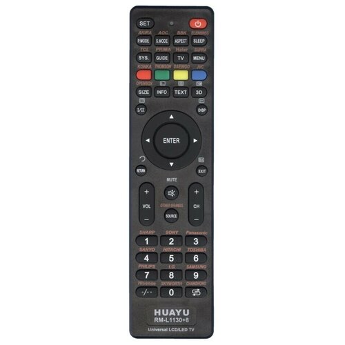 Пульт универсальный RM-L1130+8 для LCD LED TV пульт универсальный к pioneer rm d975 tv dvd