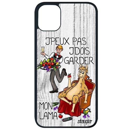 фото Модный чехол на телефон // iphone 11 pro max // "не могу - у меня лама!" рисунок принт, utaupia, светло- серый