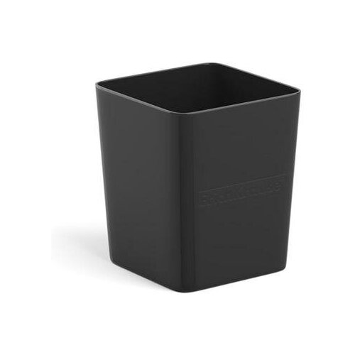 Подставка-стакан для пишущих принадлежностей ErichKrause Base, 7,5 х 9 х 7,5 см, черный подставка пластиковая erichkrause base черный