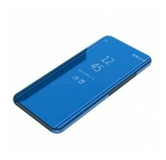 Чехол-книжка MyPads для Samsung Galaxy S11 Plus/ Samsung Galaxy S20 Plus с дизайном Clear View Cover с полупрозрачной пластиковой крышкой с зерка...