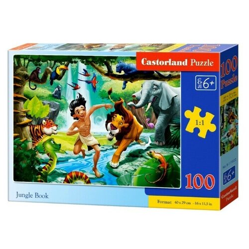 castorland пазл принцесса в саду 100 элементов Castorland Пазл Книга джунглей, 100 элементов