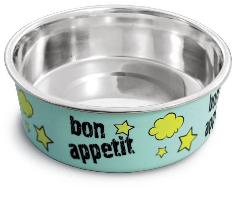 Triol миска металлическая на резинке "Bon Appetit", 450 мл - фотография № 2