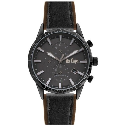 фото Наручные часы lee cooper casual, коричневый